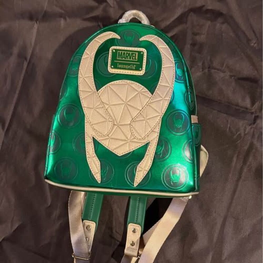 Loungefly Marvel Loki Metal Drip Mini Backpack